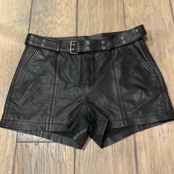 Hudson Leather shorts,All Products : American Fashion Style Bags On Sale
